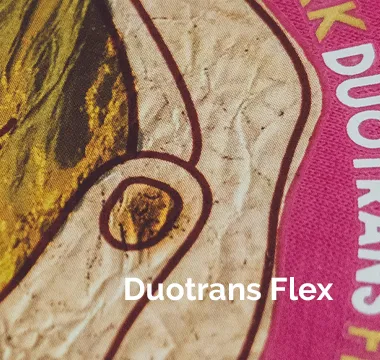 Polymark transfers-Duotrans Flex-sportswear and promotional products