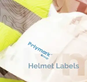 Polymark helmet labels